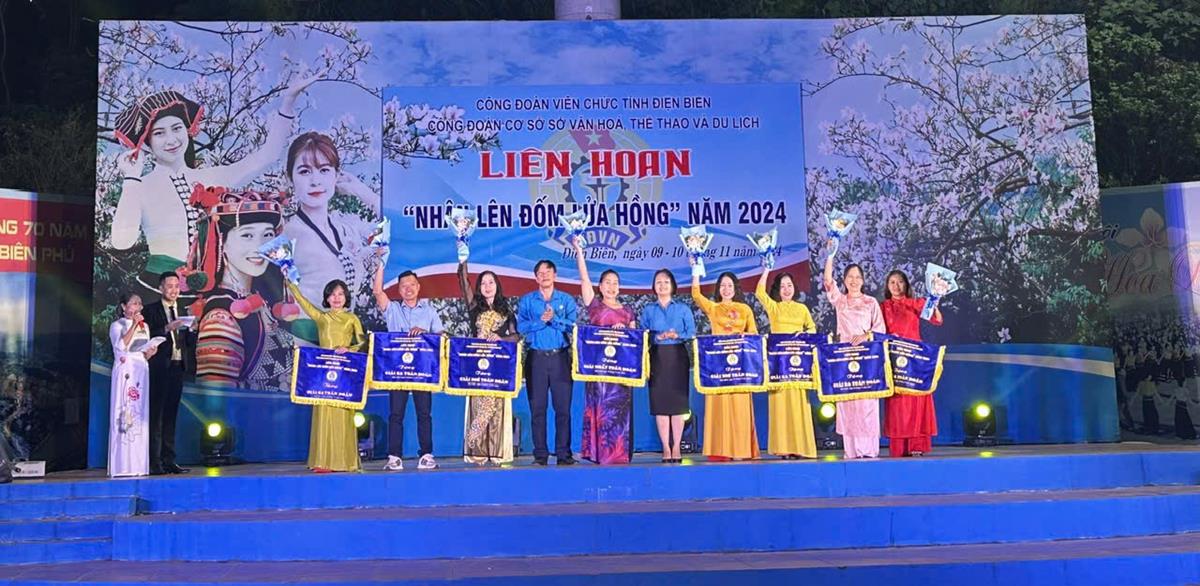 Trao giải cho các tiết mục